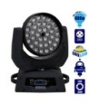 Κινούμενη Ρομποτική Κεφαλή Artemis ZOOM WASH PRO 10°-60° 36*10 Watt CREE LED RGBW 360W 230V DMX512 GloboStar 51116